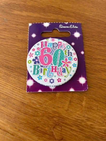 Photo of free 60th Birthday Badge (Norton LD8) #1
