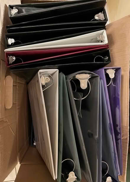 Photo of free Binders- used (Leslie & Green Ln, Newmarket) #1