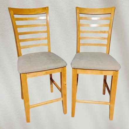 Photo of free Two Counter-Height Dining Chairs (Darien) #1