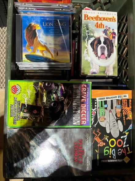 Photo of free DVDs & VHS tapes - music & movies (Vienna community center) #1