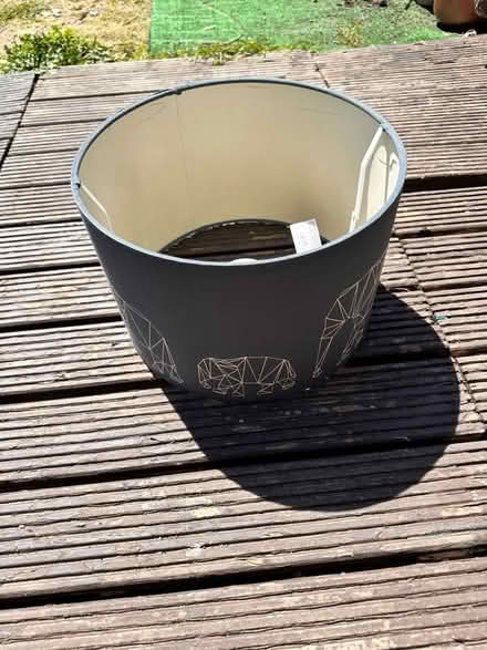 Photo of free One blue lampshade with elephant design (Colchester CO4) #1