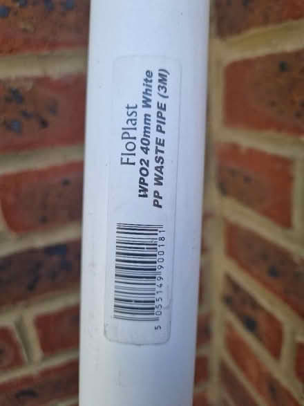 Photo of free Waste pipe 40mm x 2m (Arborfield Garrison RG2) #1
