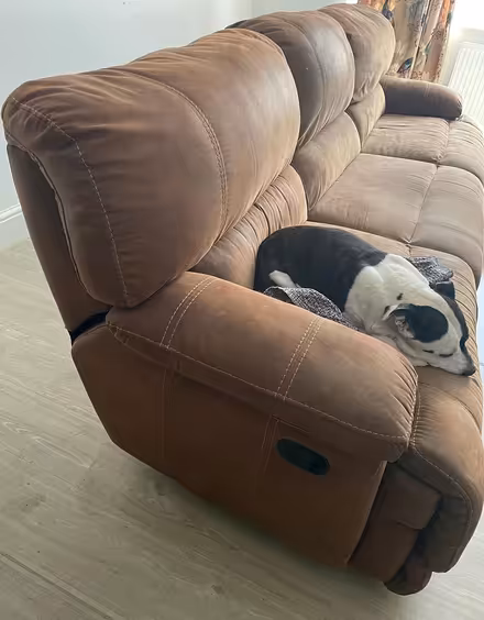 Photo of free Large Leather Sofa (Fallowfield, M14) #1