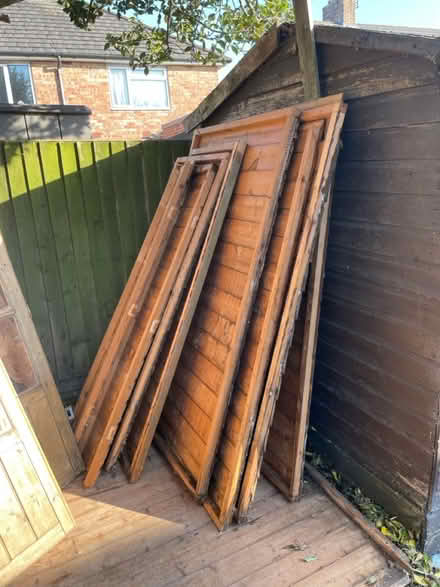 Photo of free Dismantled shed with roof and doors (L19) #3