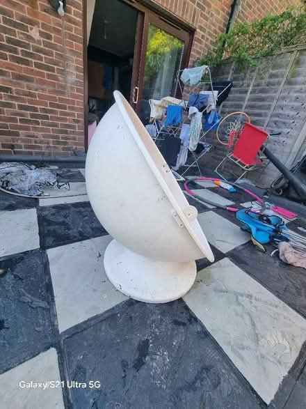 Photo of free Egg chair (Stone Cross BN23) #2