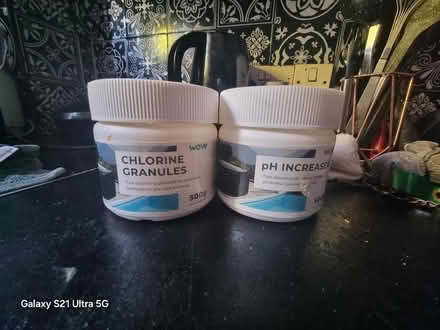 Photo of free Pool chemicals (Stone Cross BN23) #1