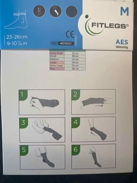 Photo of free FITLEGS SURGICAL KNEE HIGH Medium (Hollins BL9) #2