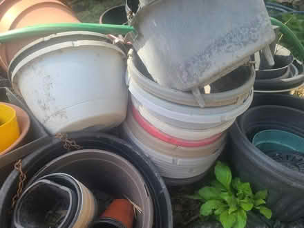 Photo of free Plastic garden. Pots (Mississauga Ontario Canada) #1