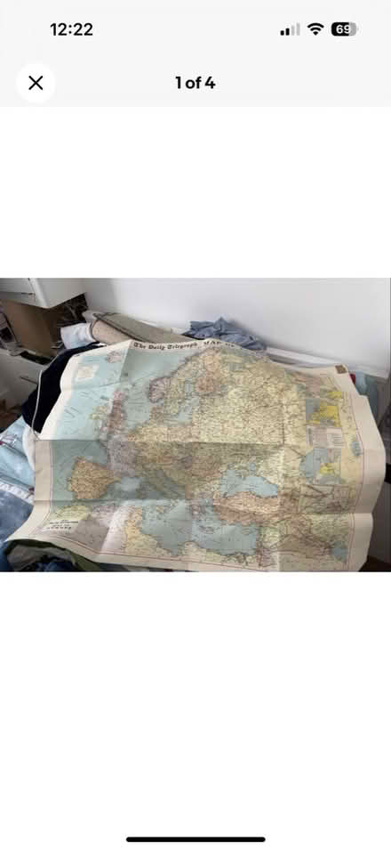 Photo of free Vintage map of Europe (Hanover, Brighton) #1