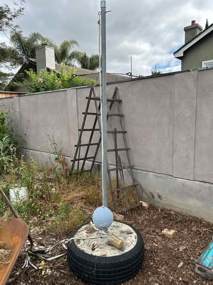 Photo of free Tetherball pole and base (Northside San Jose) #1