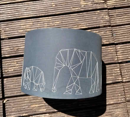 Photo of free One blue lampshade with elephant design (Colchester CO4) #3