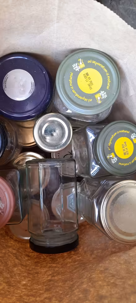 Photo of free Honey and peanut butter Jars. (Thorpe St Andrew NR7) #1
