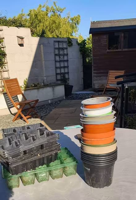 Photo of free 3 and 4 inch plastic plant pots (Bolton le Sands LA5) #1