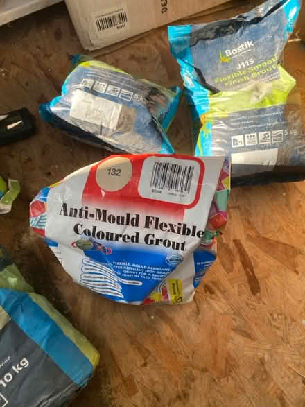 Photo of free Tiling adhesive and grout (Wallington SM6) #3