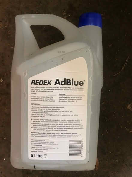 Photo of free Adblue diesel fuel additive (Liphook) #2