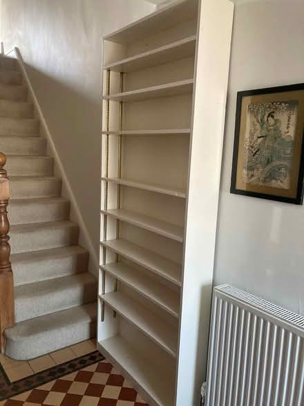 Photo of free White painted wooden bookcase (Oxford OX4, near Iffley Road) #1