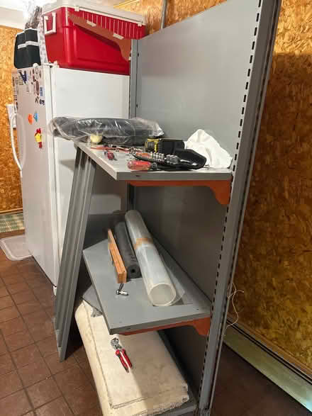 Photo of free Incomplete Metal Shelving (Arlington Near Stratton) #3