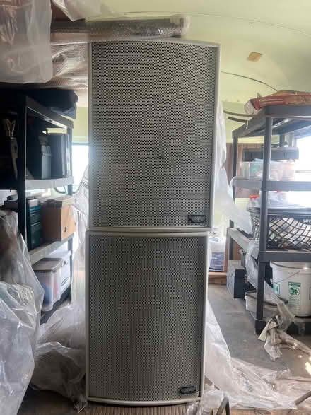 Photo of free 4 tall speakers (East Longmont) #1