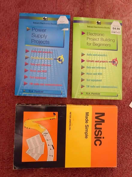 Photo of free Electronics & Music Books (GL51) #1