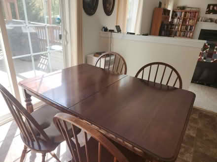 Photo of free Dining table with 6 chairs (Newark DE) #1