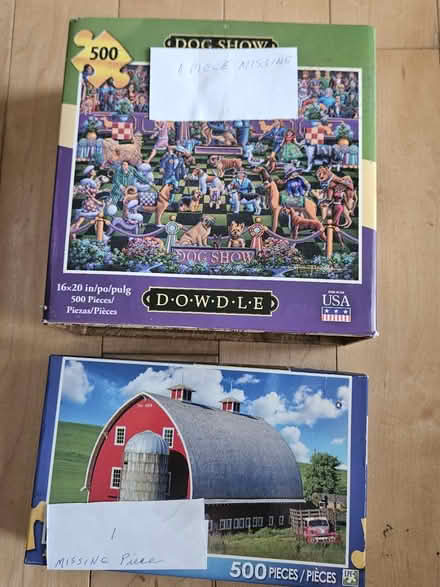 Photo of free Missing piece puzzles (Sevenhills) #4