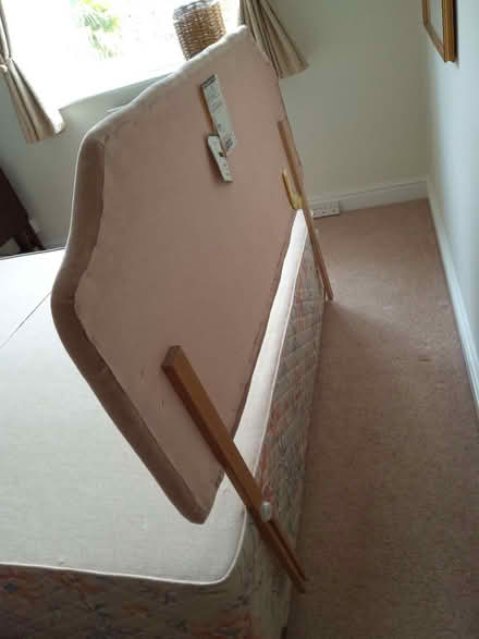 Photo of free Double bed divan base and headboard (Middlewich CW10) #1