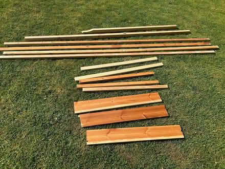 Photo of free Wooden cabinet doors x 4 and wood (Norton LD8) #2