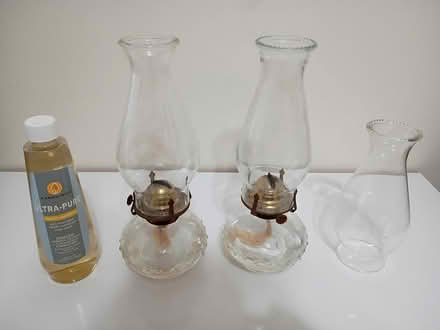 Photo of free 2 Hurricane Lamps & Lamp Liquid (Sunrise- near City Hall) #1