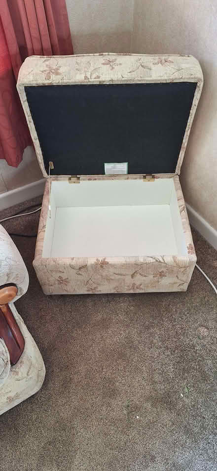 Photo of free Sofa, chair and footstool (St. Hilary TR20) #3