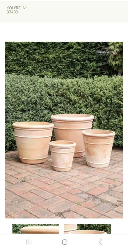 Photo of Large Ceramic plant pots (Bowerham area Lancaster) #1