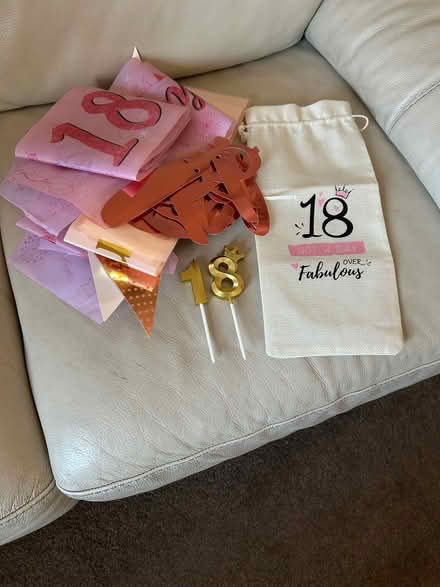 Photo of free 18th birthday balloons and banners (Knaresborough HG5) #2