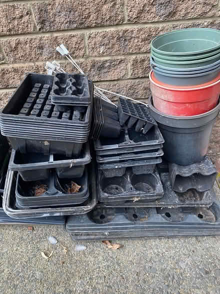 Photo of free Various plant pots and seedtrays (BA11) #1