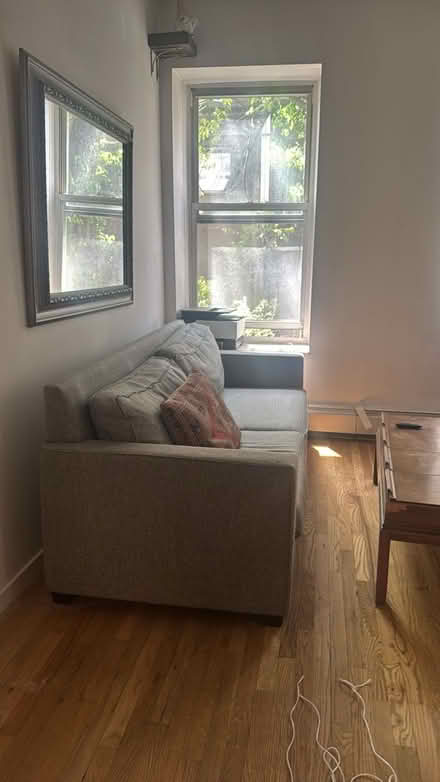Photo of free Grey couch (East Village) #2