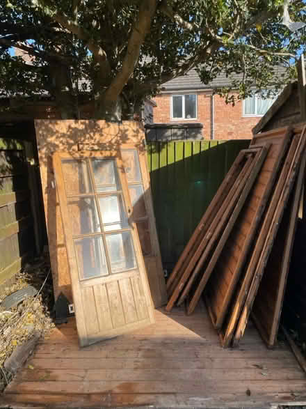 Photo of free Dismantled shed with roof and doors (L19) #2