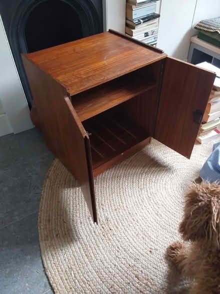 Photo of free Teak veneer record cabinet (Denny Bottom TN4) #2