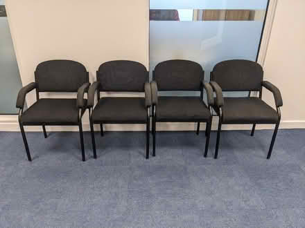 Photo of free 4 meeting room chairs (Stoneybank EH21) #1