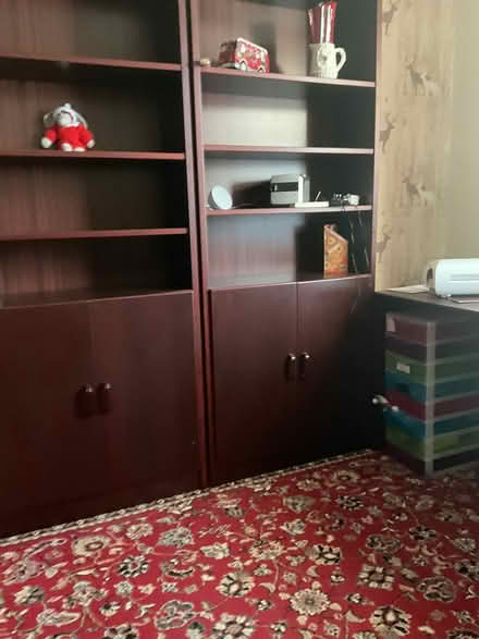 Photo of free bookcase storage cupboards (Workington) #1