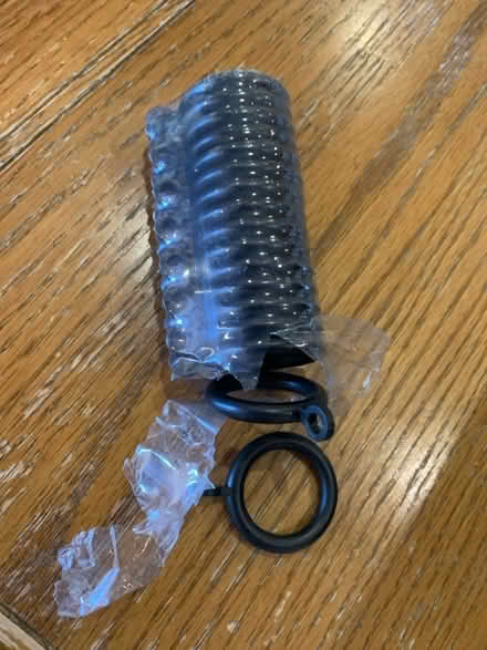 Photo of free Shower curtain/curtain rings (Whittlesford CB22) #1
