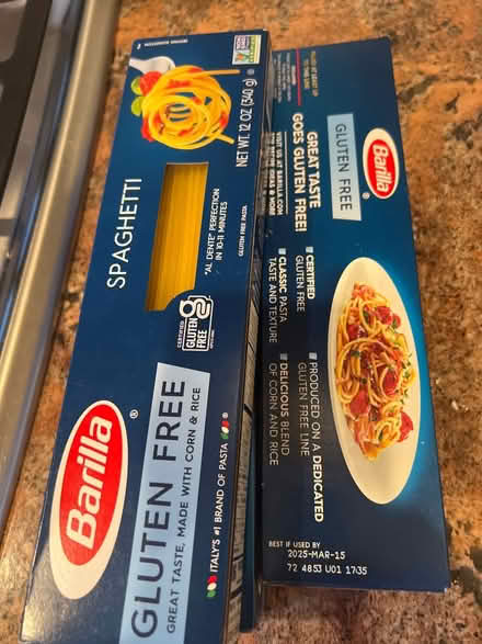 Photo of free Expired Gluten free Pasta (Des Plaines freecycle) #2