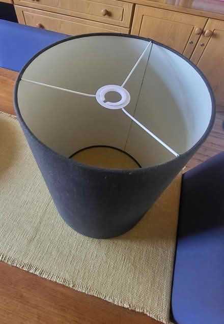 Photo of free Black Linen Lamp/Light Shade (Donnybrook Douglas) #2