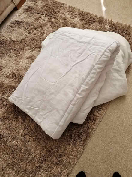 Photo of free duvet and matress protector (Baldock, Clothall Common SG7) #1