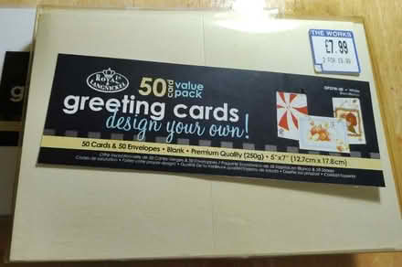 Photo of free Pack of 'print your own greeting card' card (Reabrook Estate SY3) #1