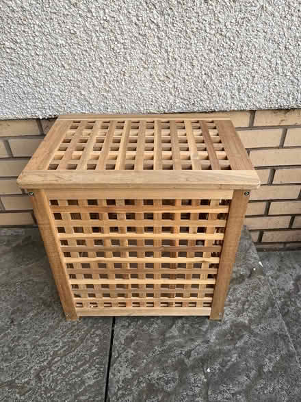 Photo of free Small Wooden Lattice Laundry Box (Menstrie FK11) #1