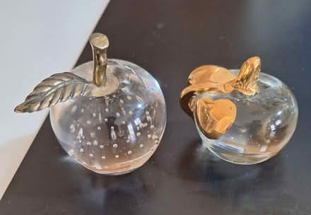 Photo of free Glass Apple Paperweights (Waugh Chapel) #2