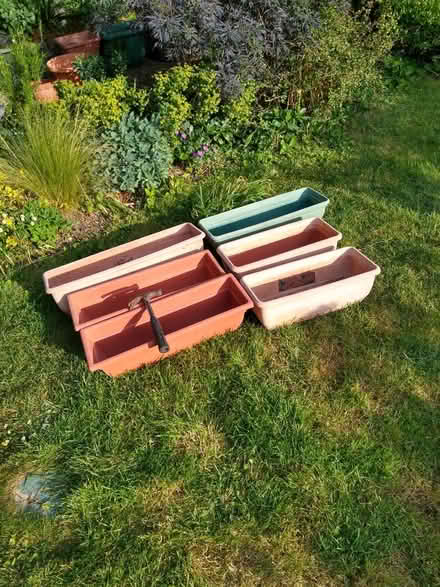 Photo of free 6 x Plastic Plant Troughs (Thorpe Bay, SS1) #2