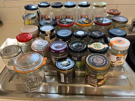 Photo of free 30 clean empty glass jars (Waverton CH3) #1