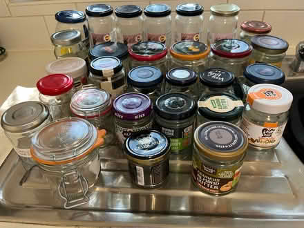 Photo of free 30 clean empty glass jars (Waverton CH3) #1