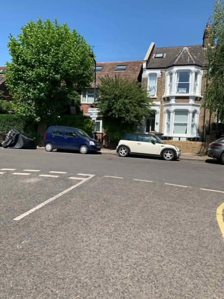 Photo of free Chocolate brown leather sofa (NW10) #4