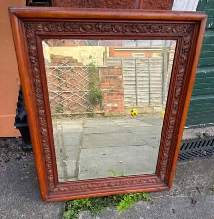 Photo of free Large wood framed mirror (Southport PR8) #1
