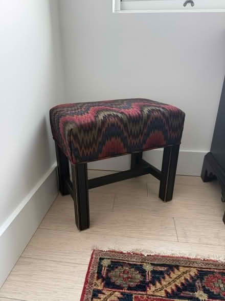 Photo of free Small Upholstered Stool for Sitting (Morningside Heights) #1